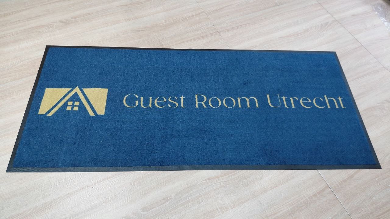 Felpudo azul para Guest Room Utrecht
