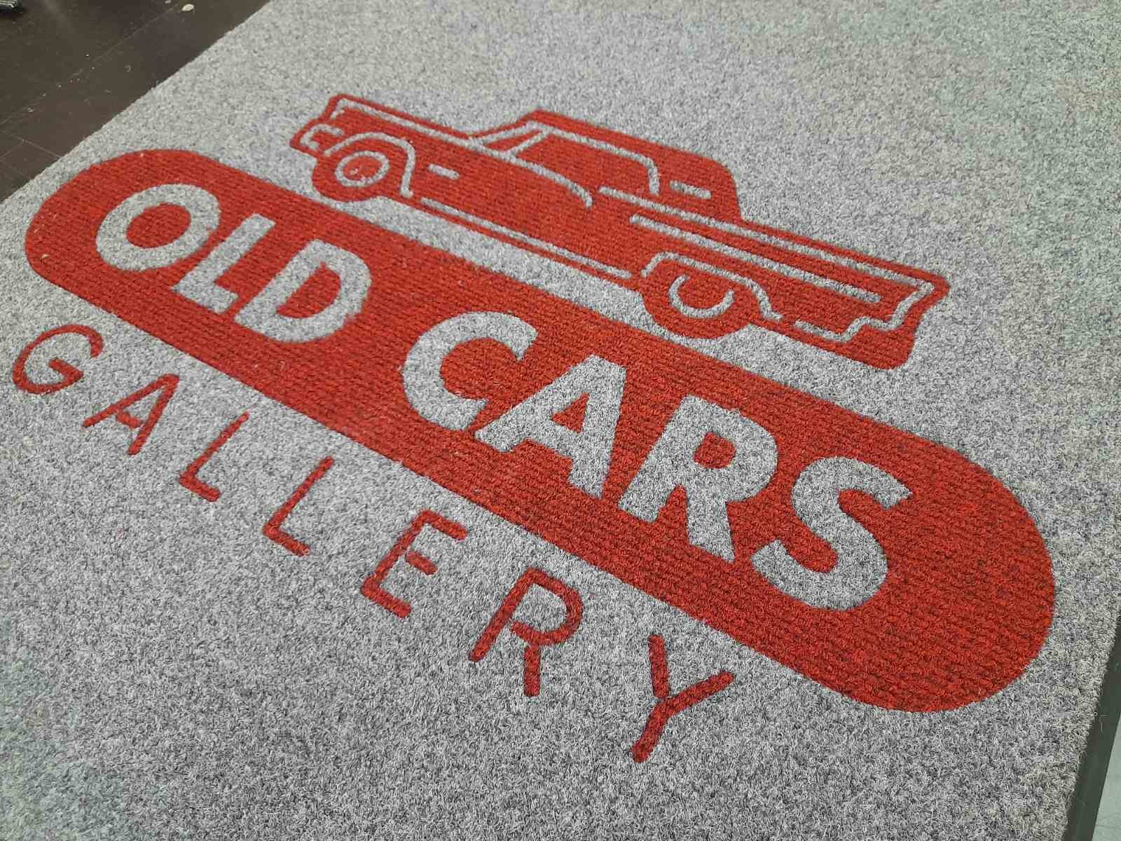 Felpudo gris Old Cars Gallery
